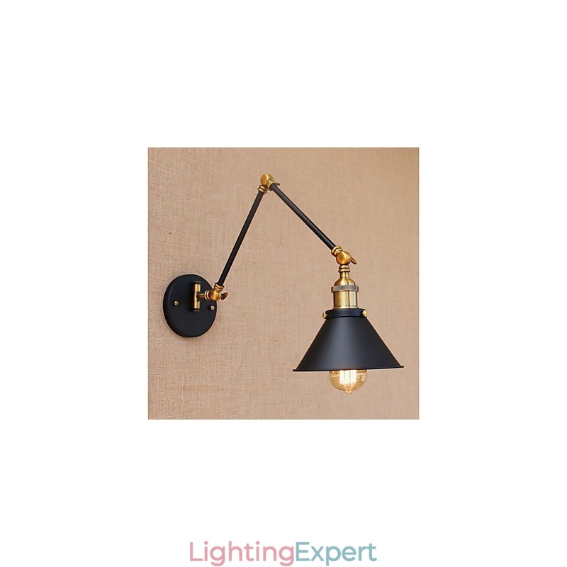 Vintage Country Electroplated Feature for Mini Style Swing Arm Eye Protection Downlight Swing Arm Lights