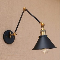 Vintage Country Electroplated Feature for Mini Style Swing Arm Eye Protection Downlight Swing Arm Lights