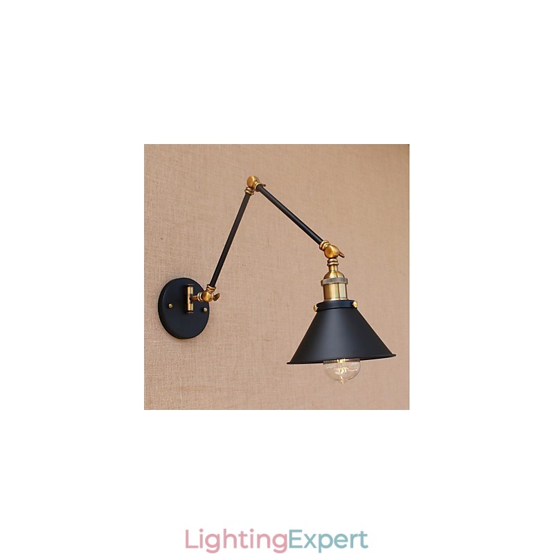 Vintage Country Electroplated Feature for Mini Style Swing Arm Eye Protection Downlight Swing Arm Lights
