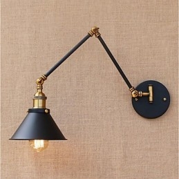 Vintage Country Electroplated Feature for Mini Style Swing Arm Eye Protection Downlight Swing Arm Lights
