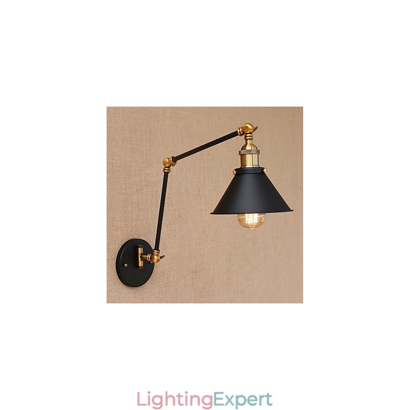 Vintage Country Electroplated Feature for Mini Style Swing Arm Eye Protection Downlight Swing Arm Lights
