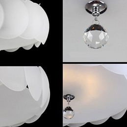 3 Light Glass Chandelier Modern Pendant Light Family