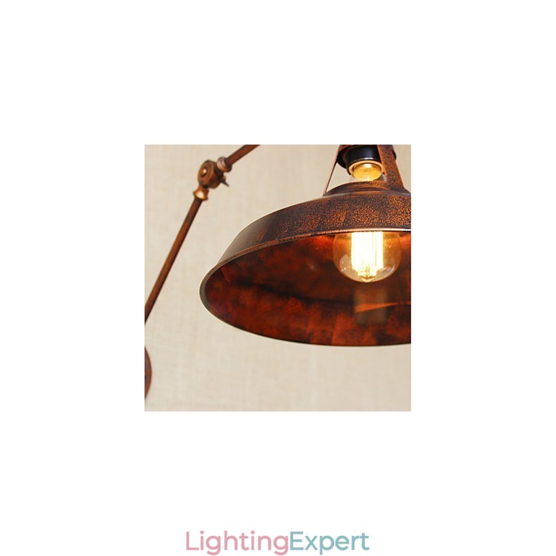 Long arm Half rusty Industrial Retro Nostalgic Retractable Folding Wall Sconces Wall Light