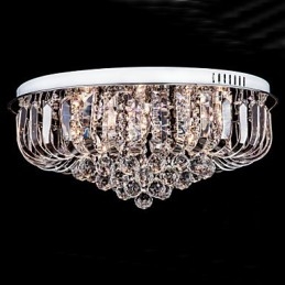Flush Mount Crystal Traditional Classic Metal