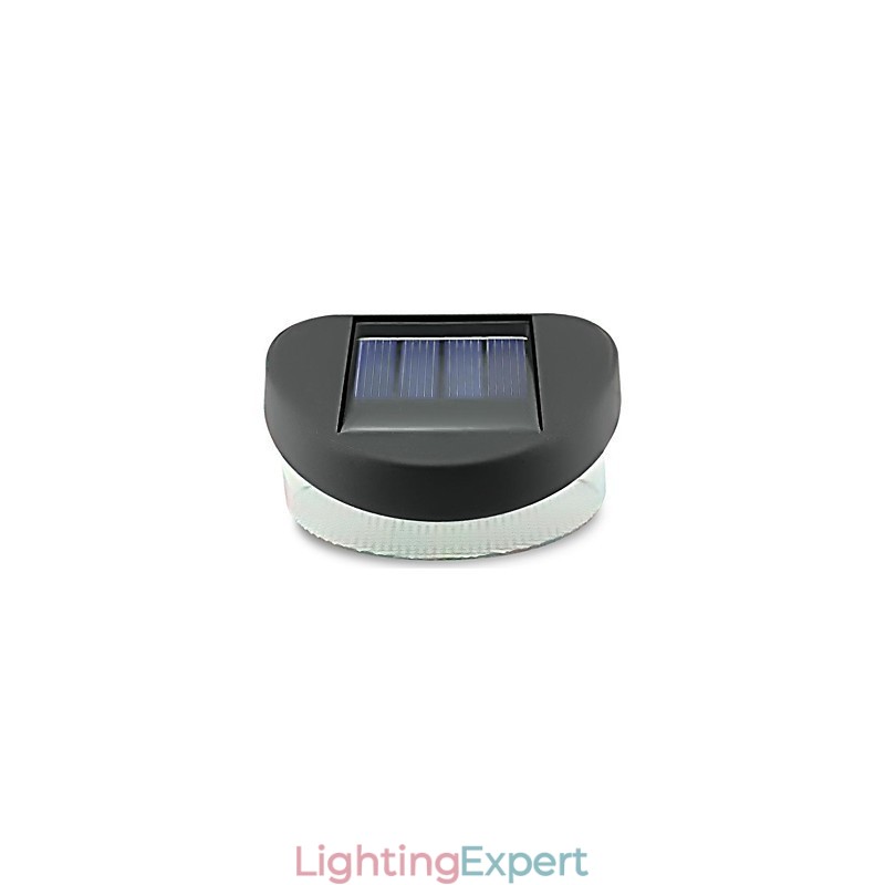 White Light Solar Light Path Wall Landscape Mount Garden Fence Light