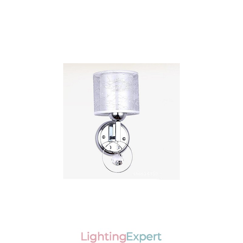 Crystal Modern Contemporary Electroplated Feature Uplight Wall Sconces Wall Light