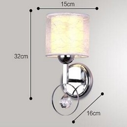 Crystal Modern Contemporary Electroplated Feature Uplight Wall Sconces Wall Light