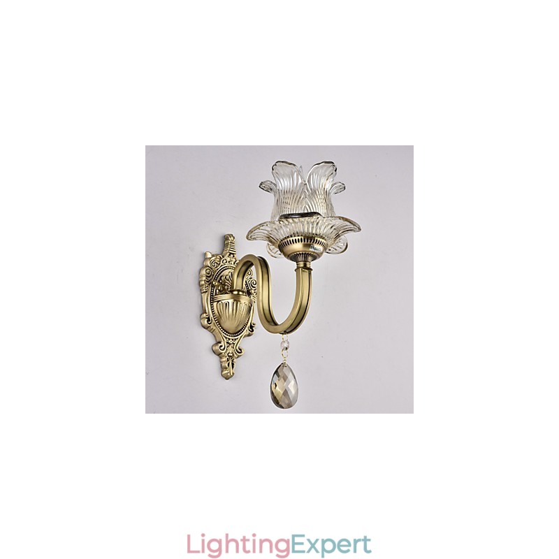 Rustic Lodge Brass Feature for Mini Style Uplight Wall Sconces Wall Light