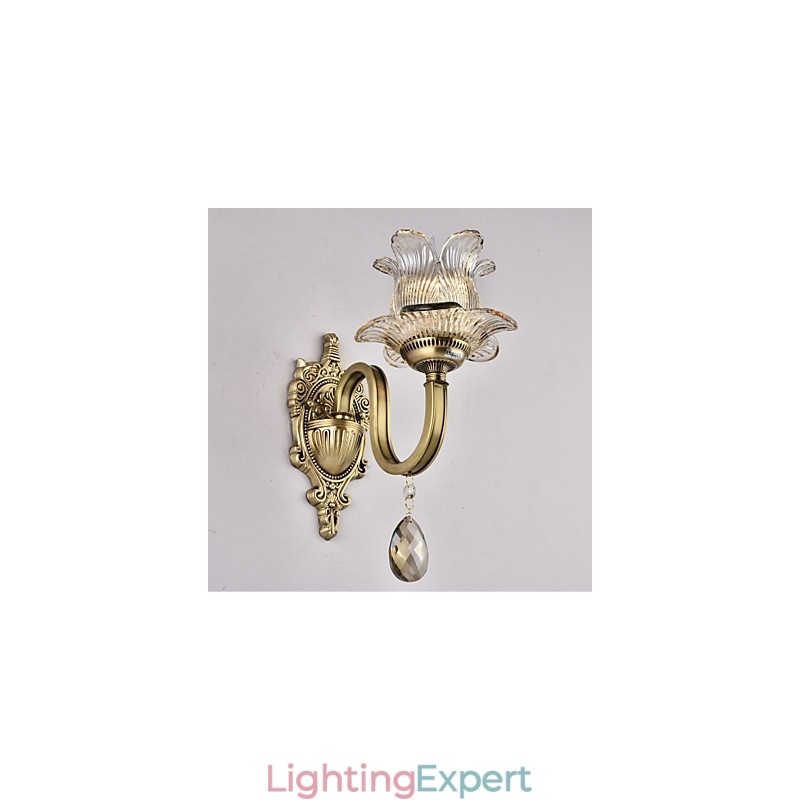 Rustic Lodge Brass Feature for Mini Style Uplight Wall Sconces Wall Light