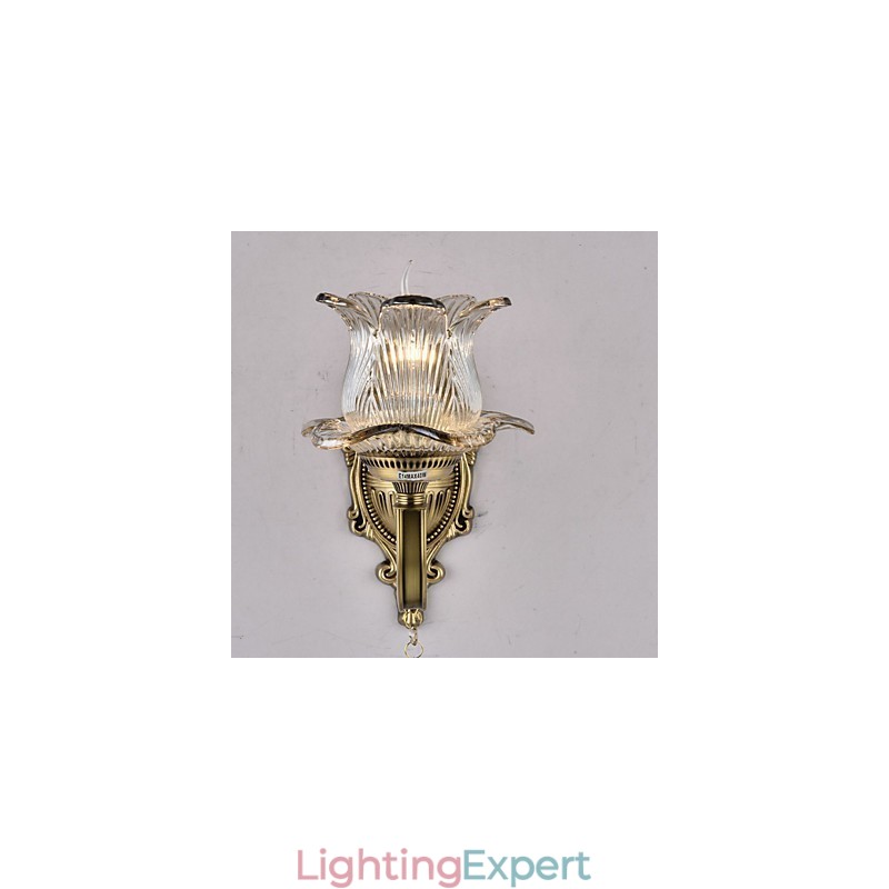 Rustic Lodge Brass Feature for Mini Style Uplight Wall Sconces Wall Light