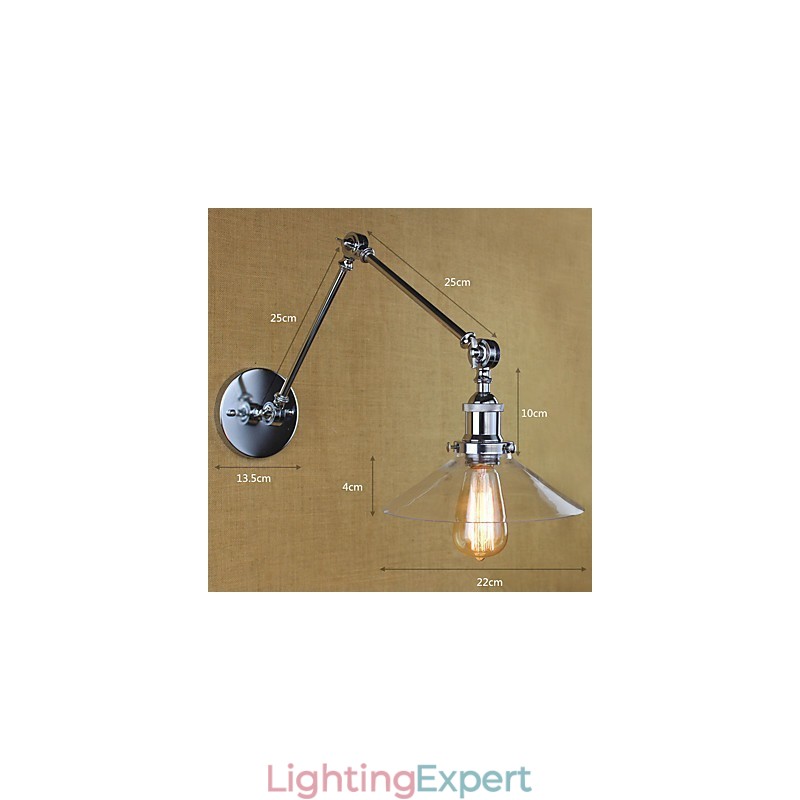 Vintage Country Retro Electroplate Feature for Mini Style Swing Arm Ambient Light Swing