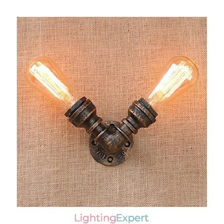 Nostalgia Simple Water Pipe Decorative Small Wall Lamp Wall Light Nostalgia Simple Water Pipe Decorative Small Wall Lamp Wall Light