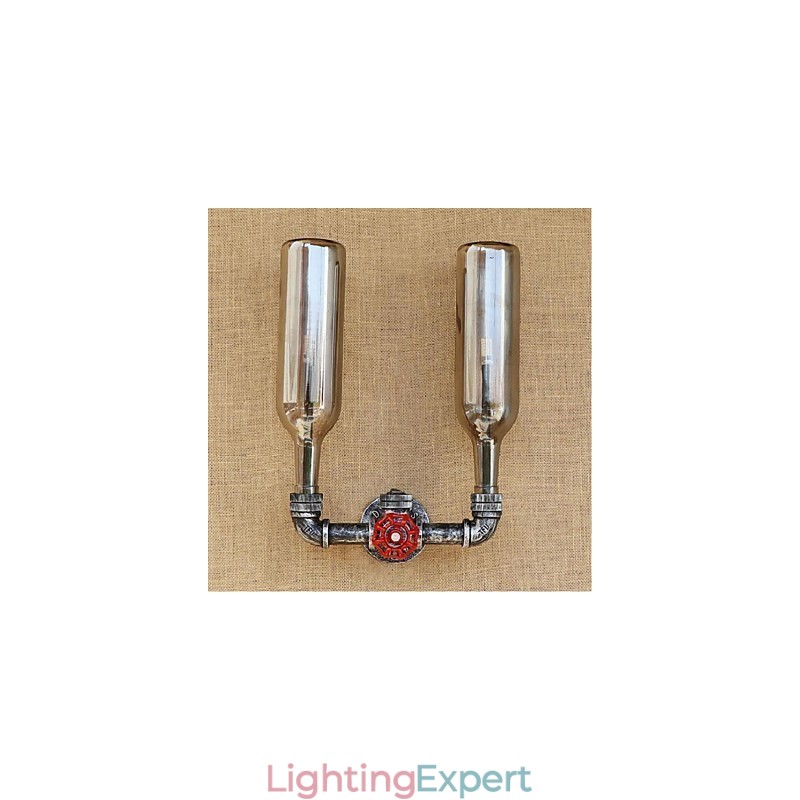 Water Bottle Wall Lamp Wall Light Gray