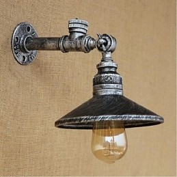 Rustic Lodge Painting Feature for Ambient Light Wall Sconces Wall Light Silver