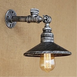 Rustic Lodge Painting Feature for Ambient Light Wall Sconces Wall Light Silver