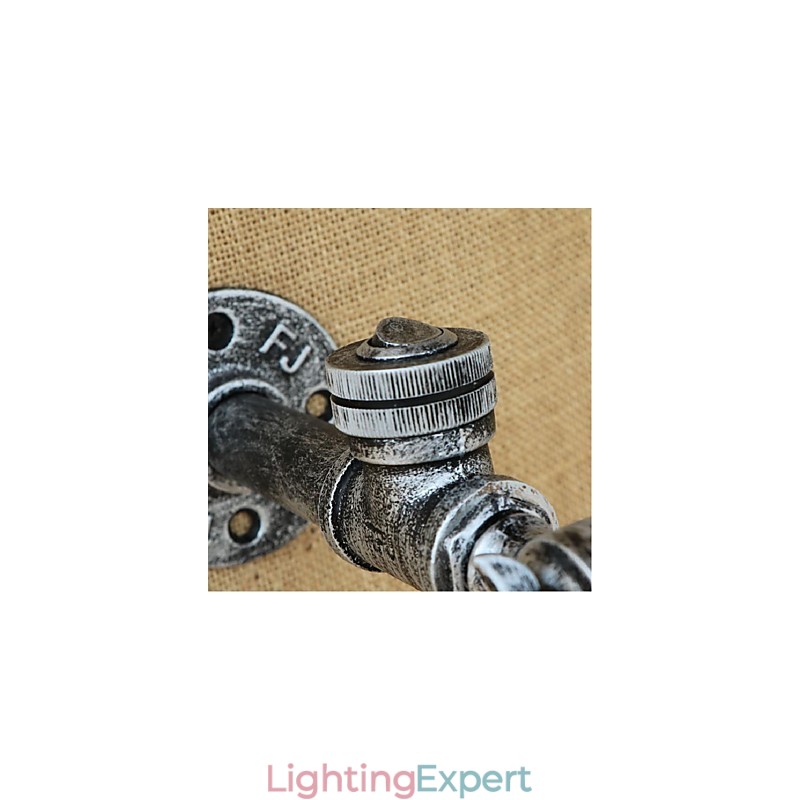 Rustic Lodge Painting Feature for Ambient Light Wall Sconces Wall Light Silver