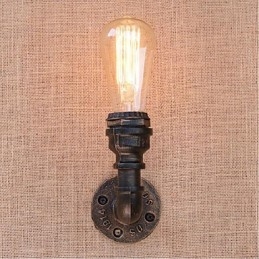 Nostalgia Simple Water Pipe Decorative Small Wall Lamp Wall Light