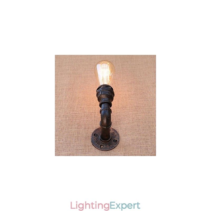 Nostalgia Simple Water Pipe Decorative Small Wall Lamp Wall Light