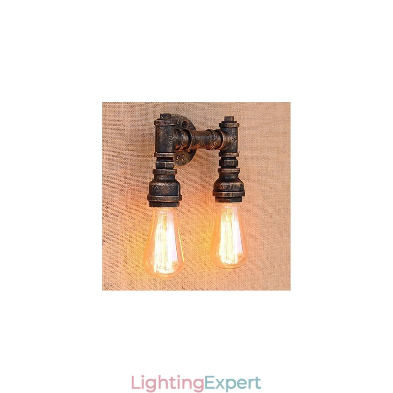 Nostalgia Simple Water Pipe Decorative Small Wall Lamp Wall Light