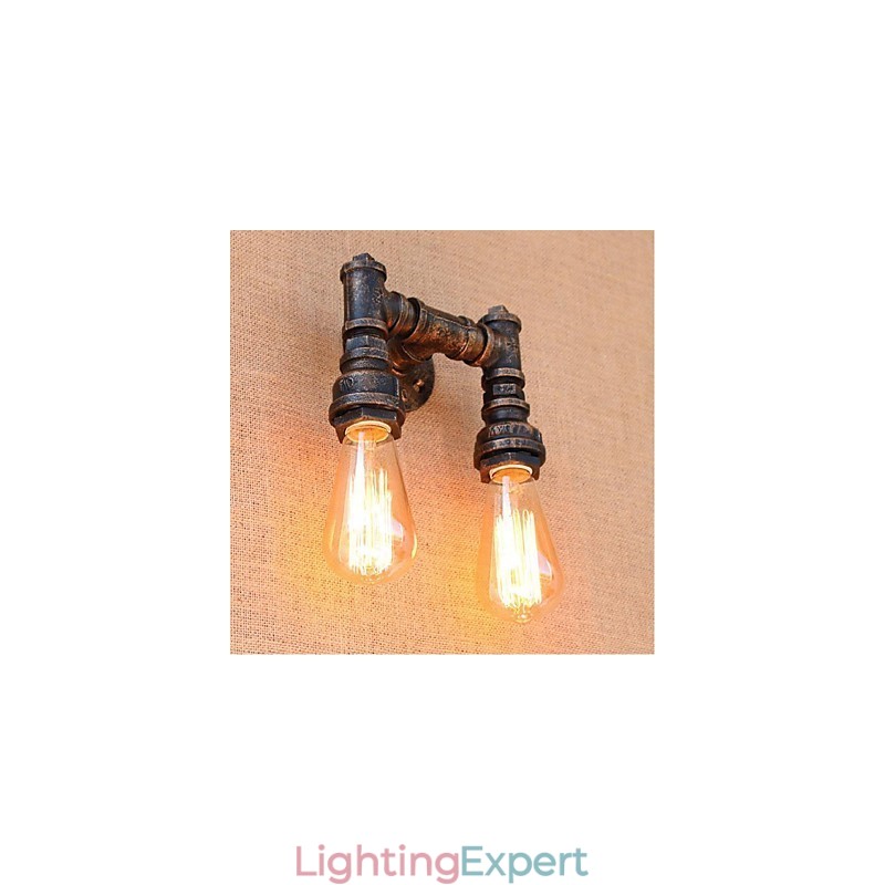 Nostalgia Simple Water Pipe Decorative Small Wall Lamp Wall Light
