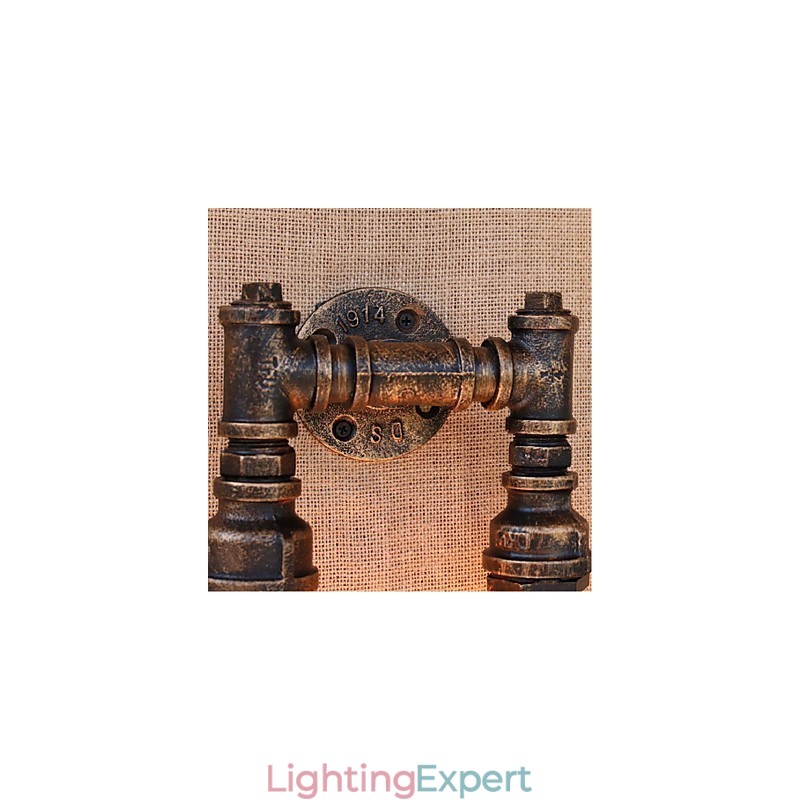 Nostalgia Simple Water Pipe Decorative Small Wall Lamp Wall Light