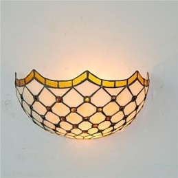 Retro Country Wall Lights Glass Shade Living Room Bedroom Restaurant Cafe Bar Wall Sconces