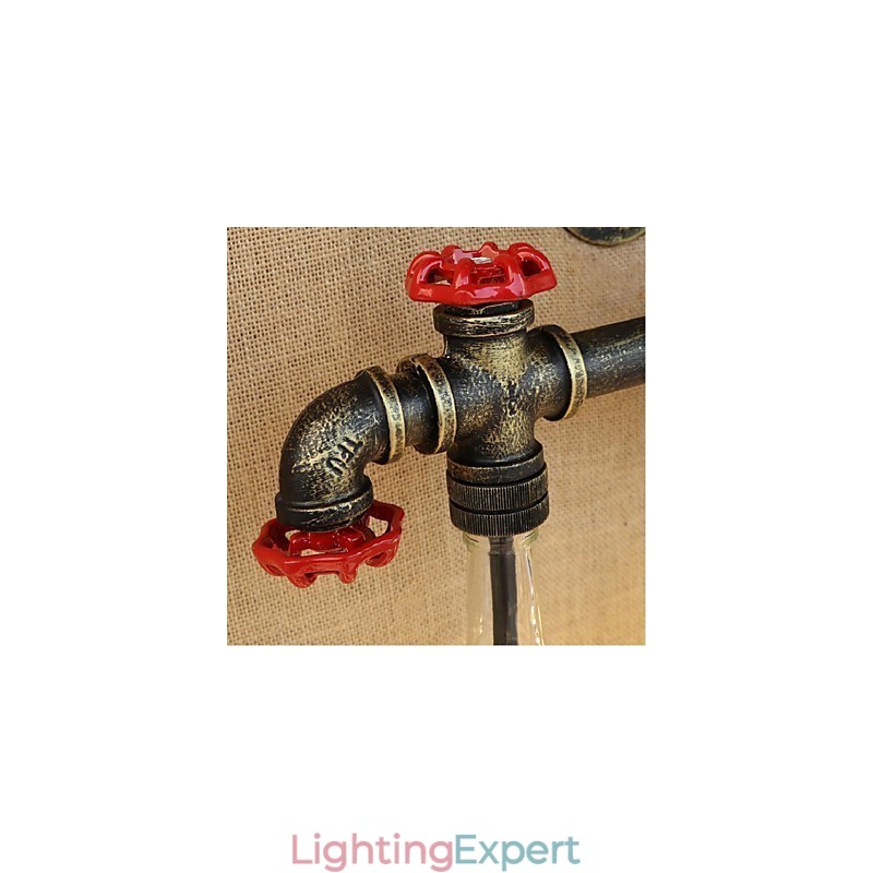 Retro Industrial Wind Switch Water Bottle Wall Lamp Wall Light