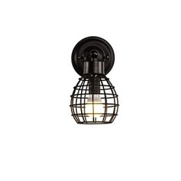 Retro Pipe Wall Lights Simple Loft Black Birdcage Metal Dining Room Kitchen Bar Cafe Decoration lighting