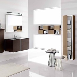 Modern Contemporary Chrome Feature for Ambient Light Bathroom Lighting Wall Light