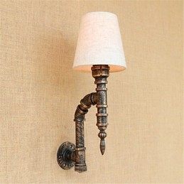 Rustic Lodge Country Antique Brass Feature for Ambient Light Wall Sconces Wall Light