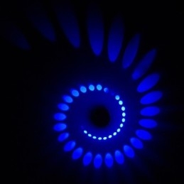 Modern Contemporary Electroplated Feature for Ambient LightFlush Mount wallV
