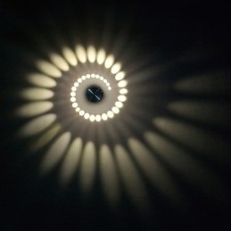 Modern Contemporary Electroplated Feature for Ambient LightFlush Mount wallV