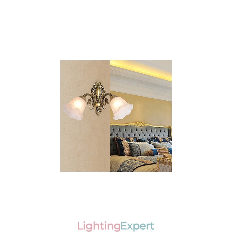 Country Painting Feature for Mini Style Uplight Wall Sconces Wall Light
