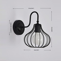 MaxTraditional Classic Rustic Lodge Painting Feature for Mini Style Ambient Light Wall Sconces Wall Light