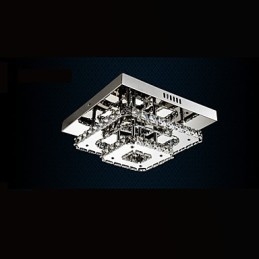 Crystal Ceiling Lamps Flush Mount Clear or Amber K9 for Indoor CE
