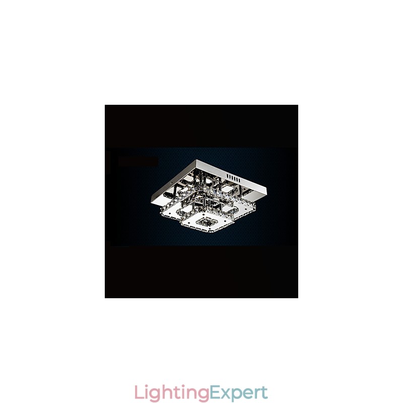 Crystal Ceiling Lamps Flush Mount Clear or Amber K9 for Indoor CE
