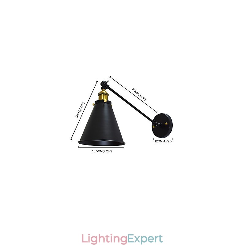 Buzz Paint Single Wall Iron Wall Lamp Dumb Black Lightsaber Lamp On Wall