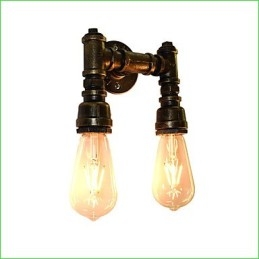 Rustic Lodge Traditional Classic Antique Brass Feature for Ambient Light Wall Sconces Wall Light