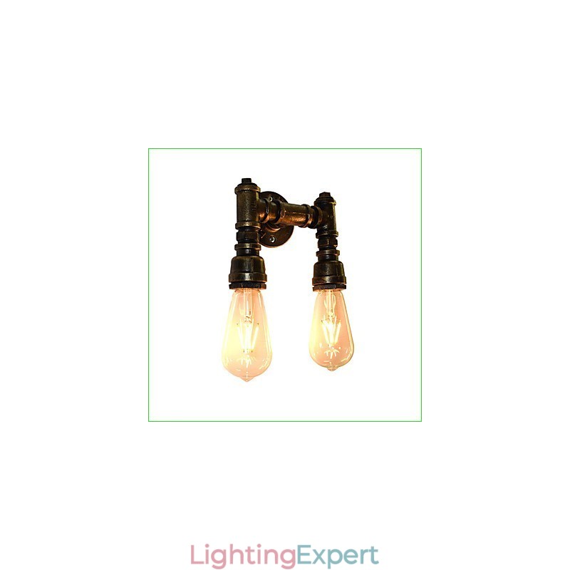 Rustic Lodge Traditional Classic Antique Brass Feature for Ambient Light Wall Sconces Wall Light