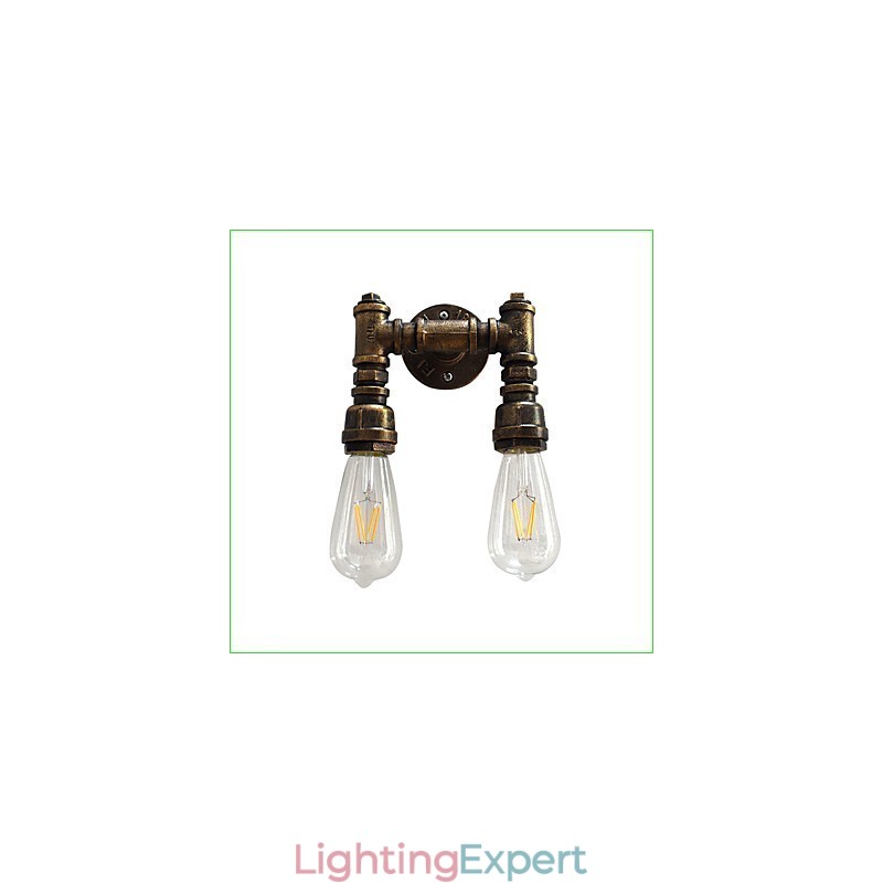 Rustic Lodge Traditional Classic Antique Brass Feature for Ambient Light Wall Sconces Wall Light