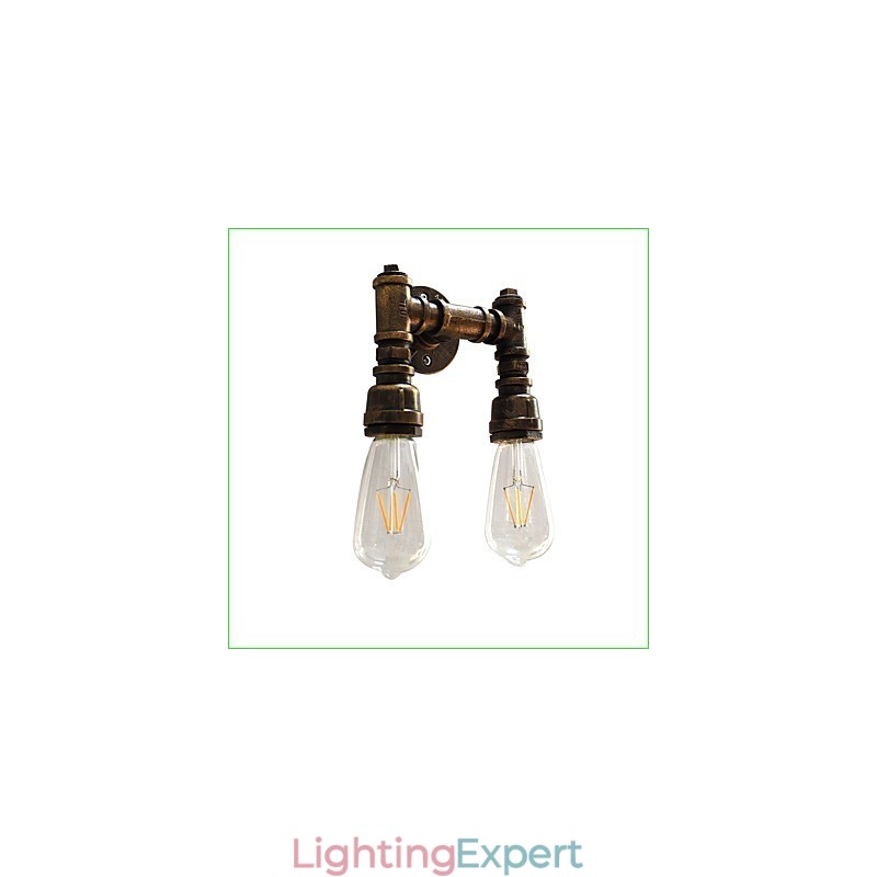 Rustic Lodge Traditional Classic Antique Brass Feature for Ambient Light Wall Sconces Wall Light