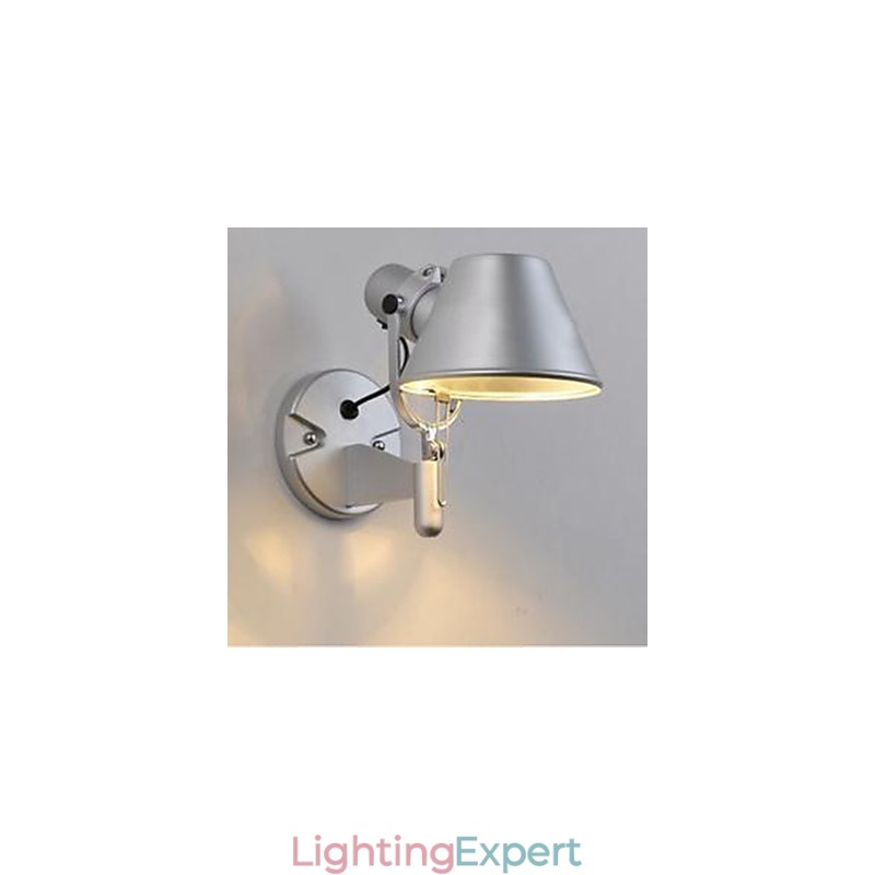 Modern Contemporary Silver Feature for Eye Protection Ambient Light Wall Sconces Wall Light
