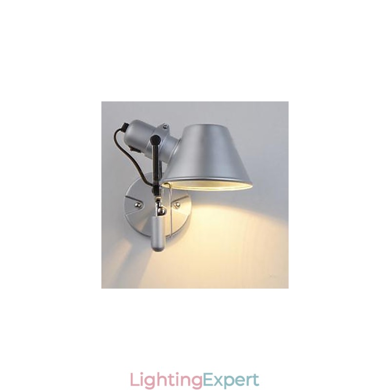Modern Contemporary Silver Feature for Eye Protection Ambient Light Wall Sconces Wall Light