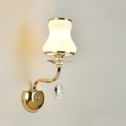 Modern Contemporary Electroplated Feature for Crystal Ambient Light Wall Sconces Wall Light