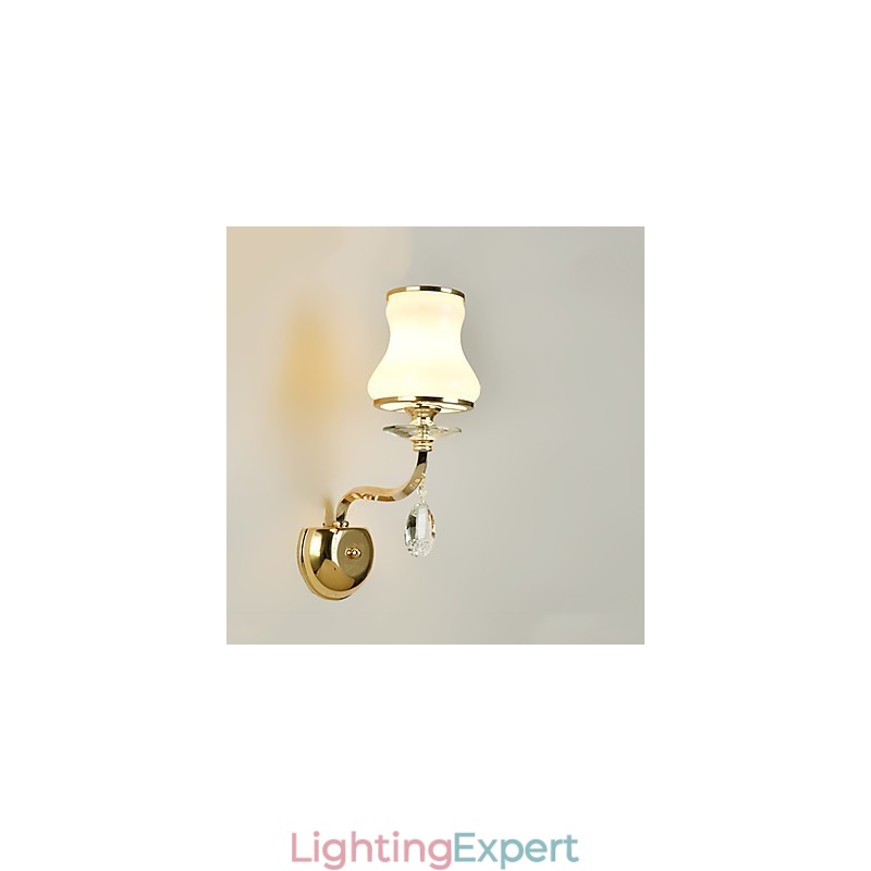 Modern Contemporary Electroplated Feature for Crystal Ambient Light Wall Sconces Wall Light