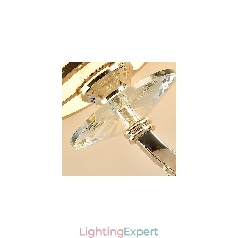 Modern Contemporary Electroplated Feature for Crystal Ambient Light Wall Sconces Wall Light