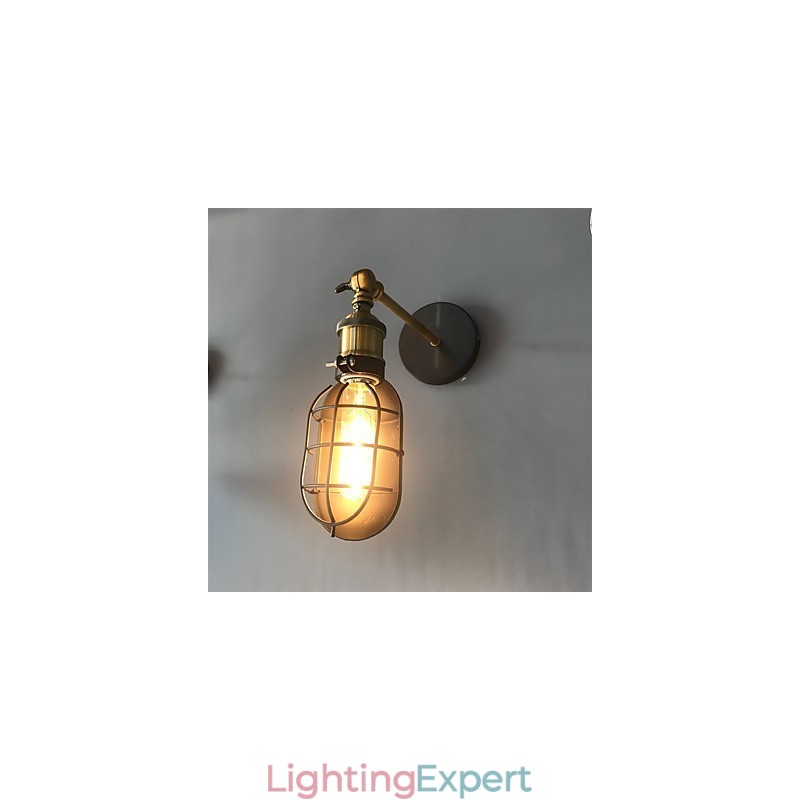 Vintage Black Metal Loft Wall Lamps Living Room Dining Room Hallway Cafe Bars Bar Wall Lamp