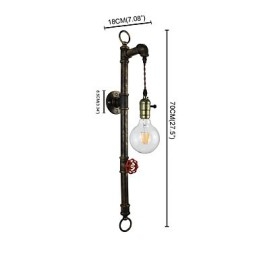 Wall Light Wall Sconces Wall Iron Wall Lamp Dumb Black Lightsaber Lamp On Wall