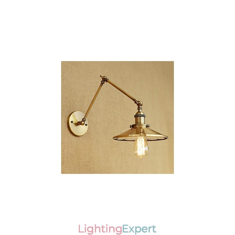 Rustic Lodge Country Retro Electroplated Feature for Mini Style Swing Arm Ambient Light
