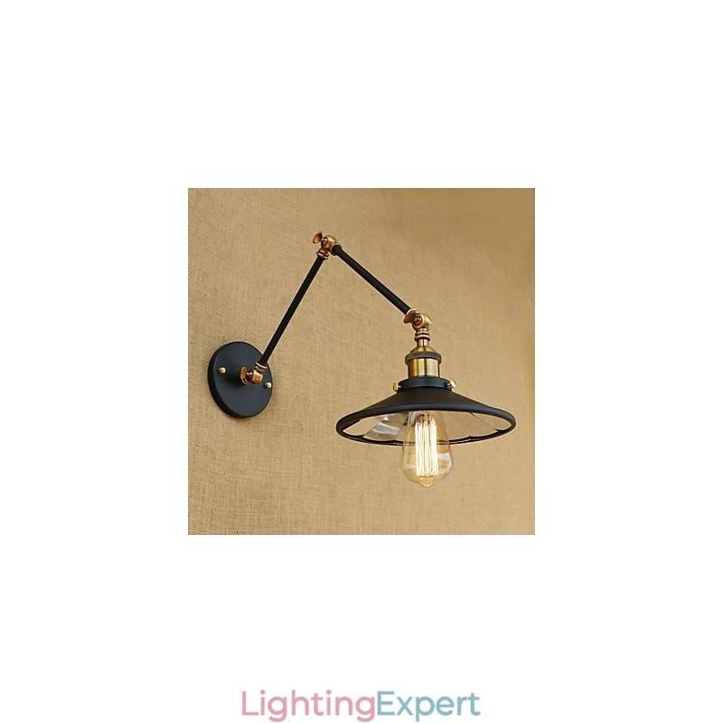 Rustic Lodge Country Retro Electroplated Feature for Mini Style Swing Arm Ambient Light